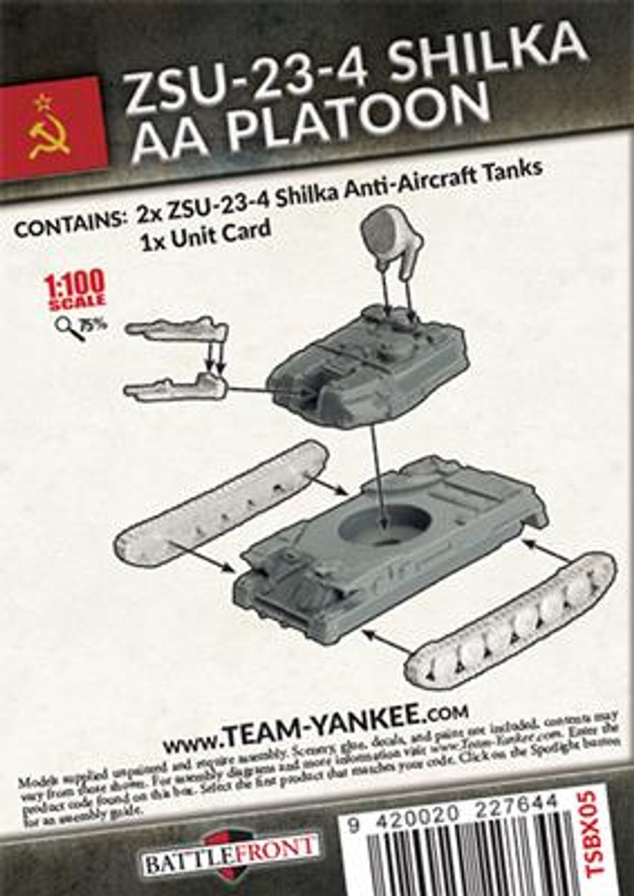 Team Yankee Soviet ZSU-23-4 Shilka AA Platoon