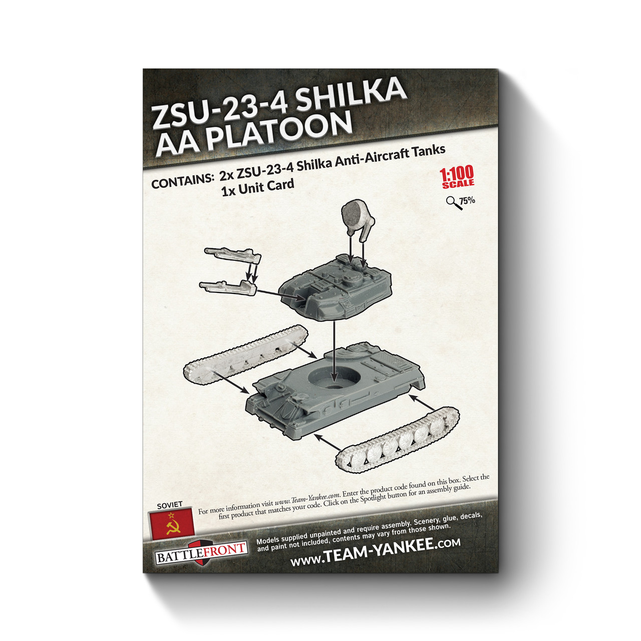 Team Yankee Soviet ZSU-23-4 Shilka AA Platoon