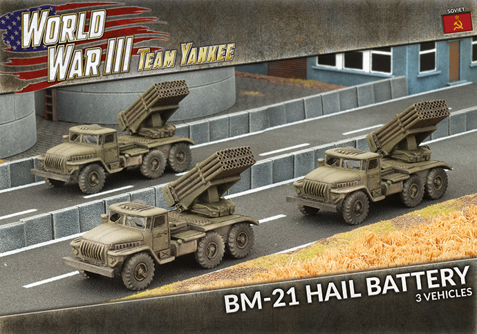 Team Yankee Soviet BM-21 Hail Battery