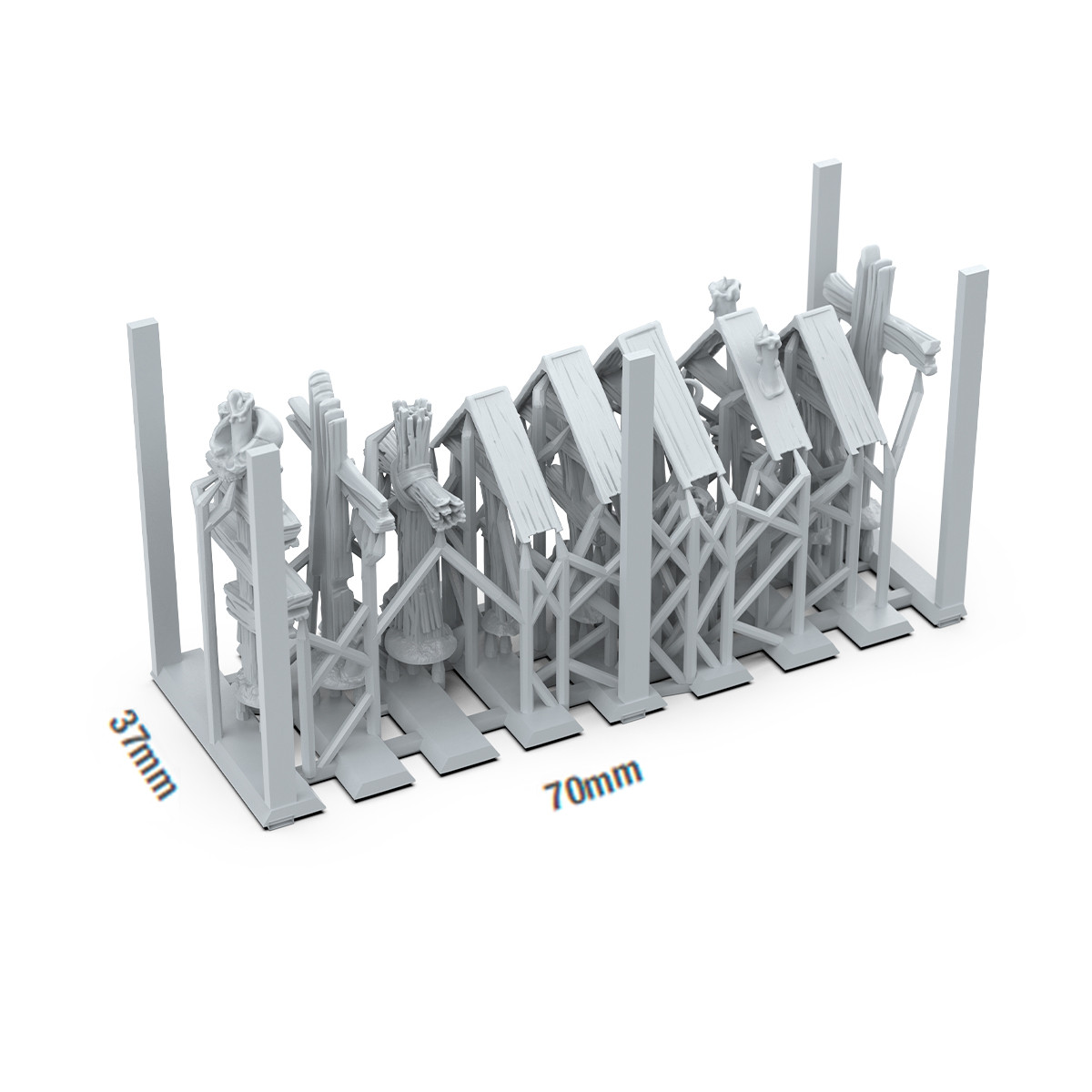 AK Interactive Wood Crosses - Basing Bits