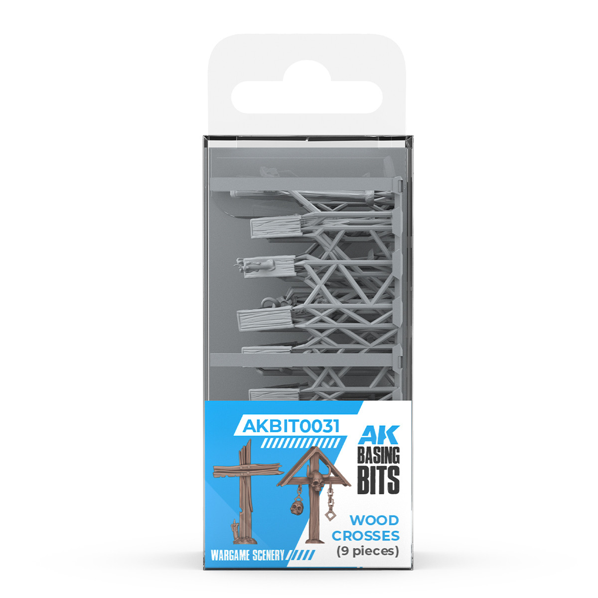 AK Interactive Wood Crosses - Basing Bits