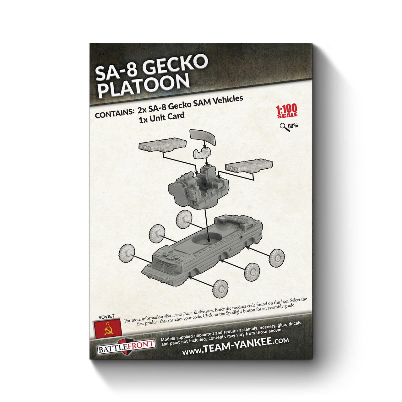 Team Yankee Soviet SA-8 Gecko SAM Platoon