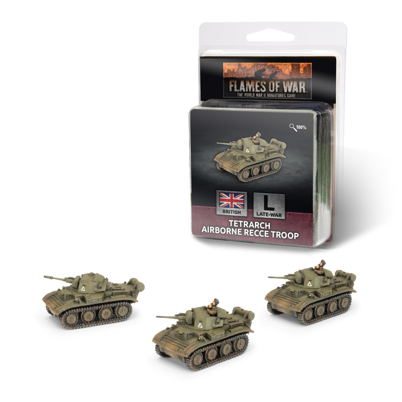 British Tetrarch Light Tank Platoon (x3)