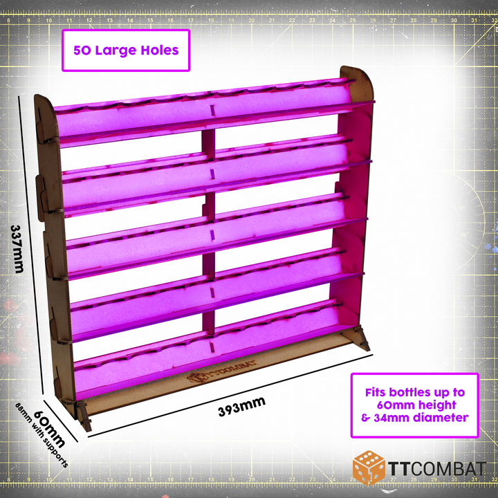 Universal Colour 50 Paint Rack