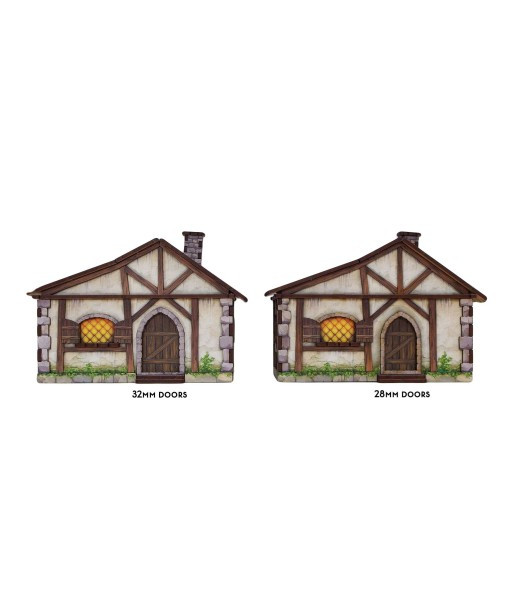 Fantasy Cottages (2) PREPAINTED 28mm