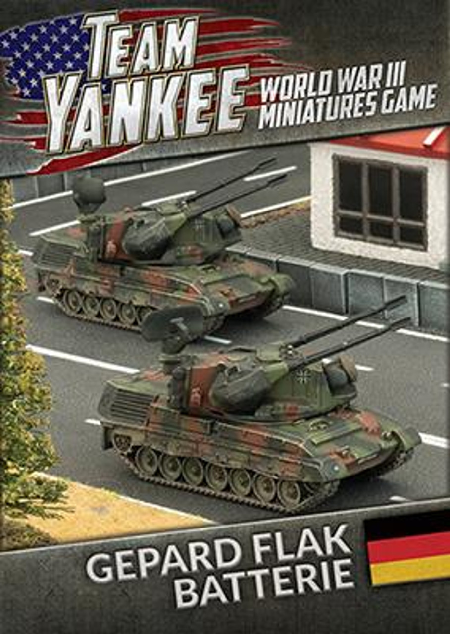 Team Yankee West German Gepard Flakpanzer Batterie