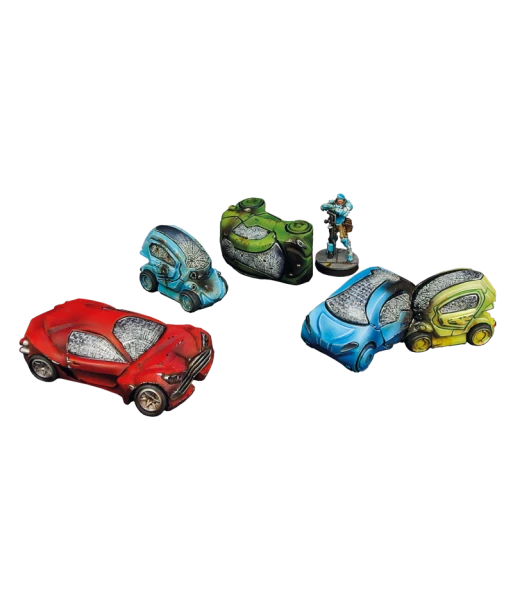 City Cars Wrecked Set (6)