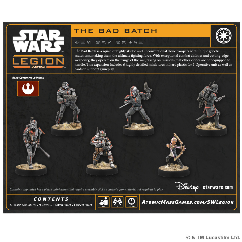 SW Legion: Legion - Bad Batch