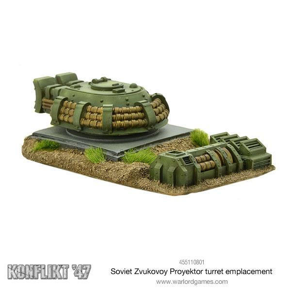 Konflikt 47: Zvukovoy Proyektor turret emplacement