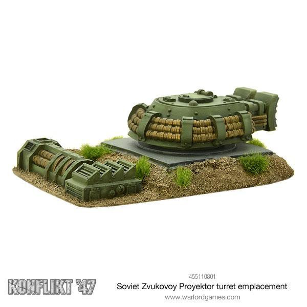 Konflikt 47: Zvukovoy Proyektor turret emplacement