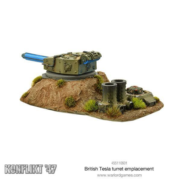 Konflikt 47: British Tesla turret emplacement
