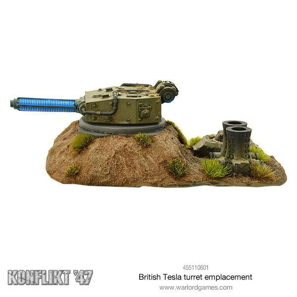 Konflikt 47: British Tesla turret emplacement