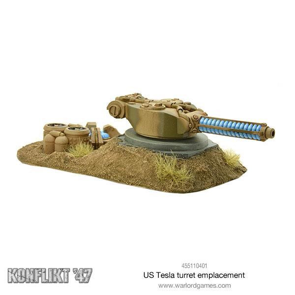 Konflikt 47: US Tesla turret emplacement