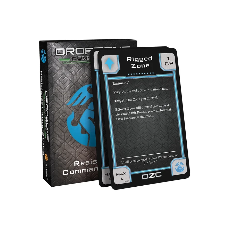 Dropzone Commander Resistance Command Cards (2026)