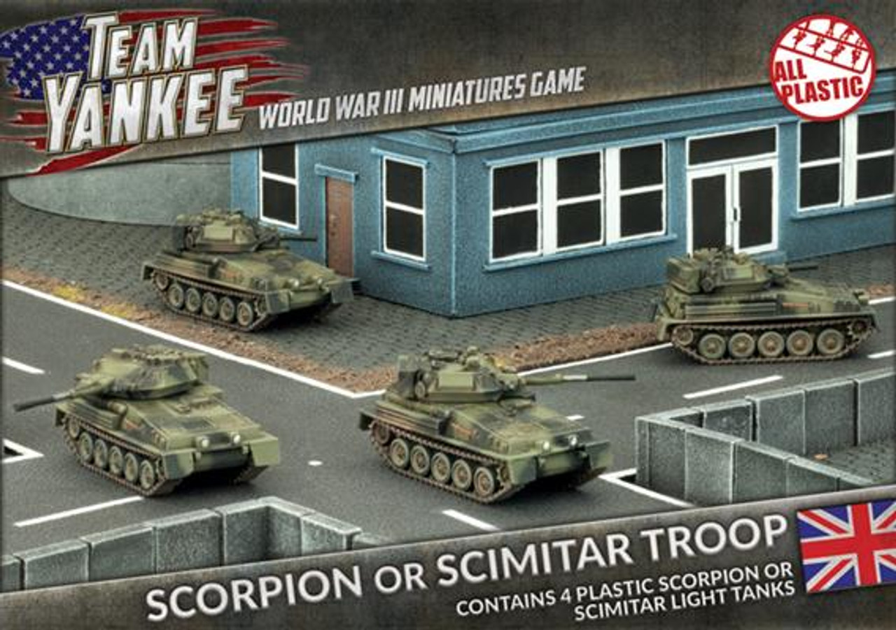 Team Yankee British Scorpion/Scimitar Platoon