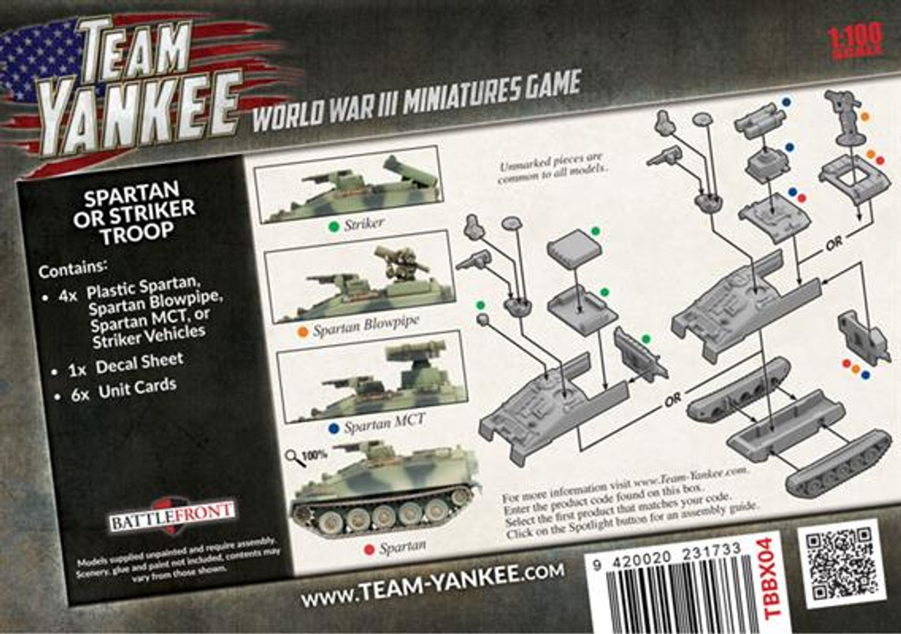 Team Yankee British Spartan/Striker Platoon