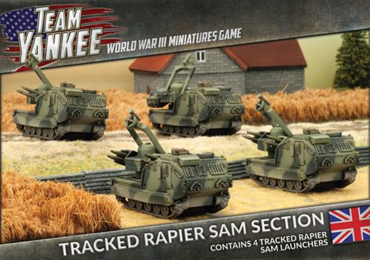 Team Yankee British Tracked Rapier SAM Section