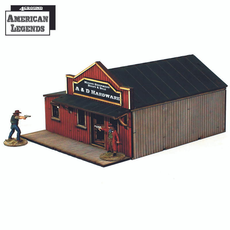 Dead Man's Hand Pre-painted Hardware Store (4Ground)