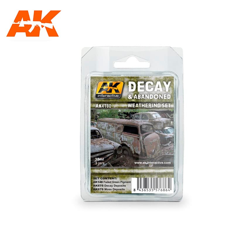 AK Interactive Decay & Abandoned Weathering Set