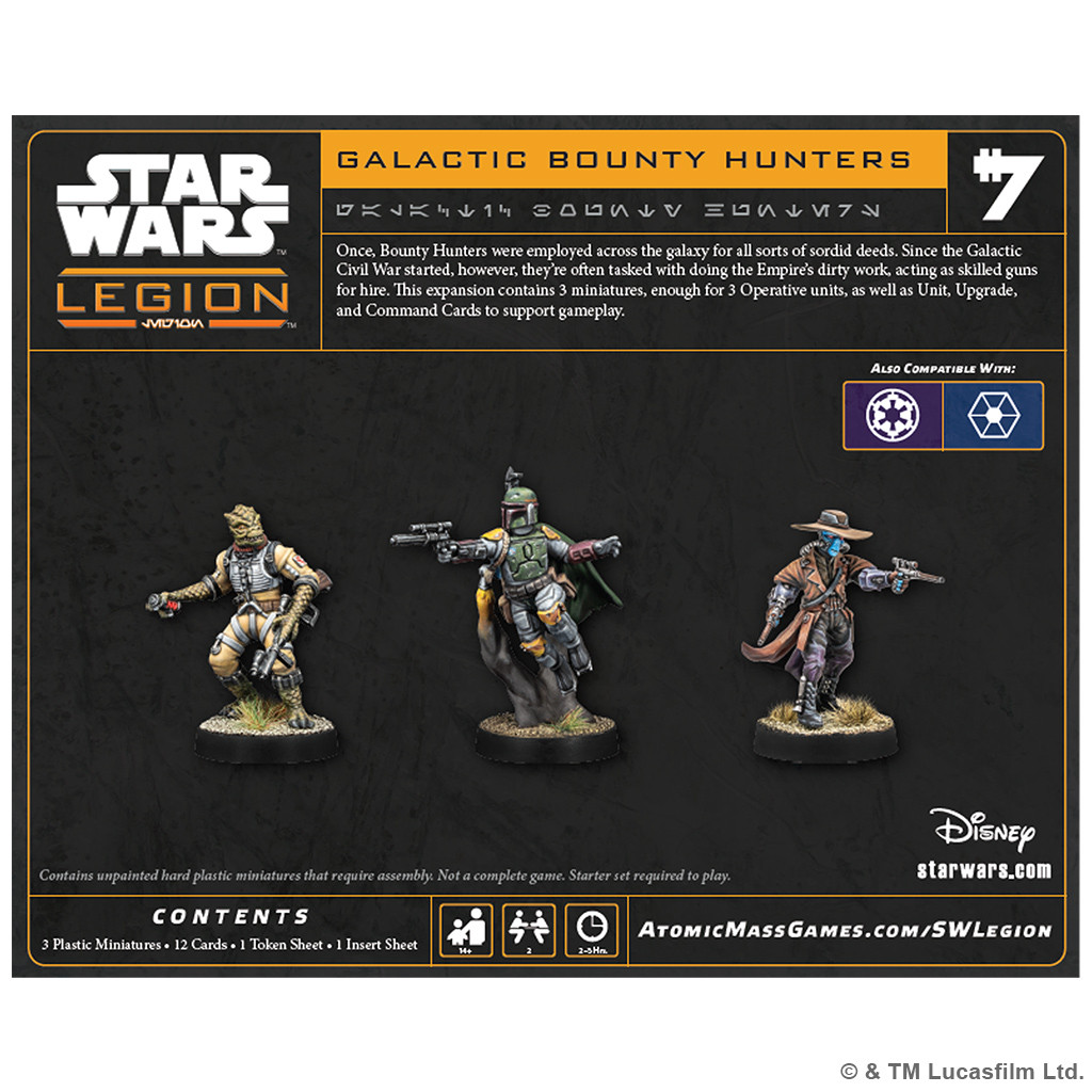 SW Legion: Galactic Bounty Hunters