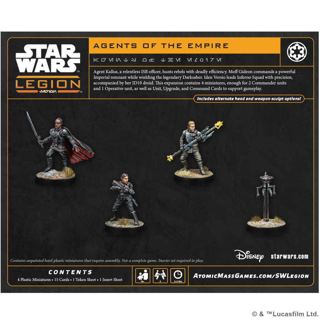 SW Legion: Agents of the Empire