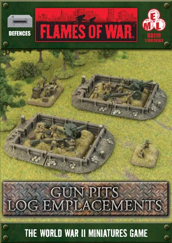 Gun Pits - Log Emplacements -  MADE TO ORDER