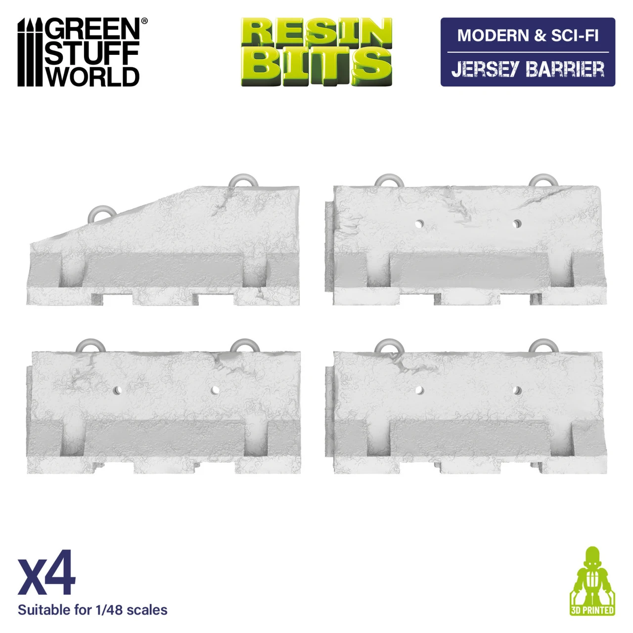 Jersey Barriers 1:48-1:35
