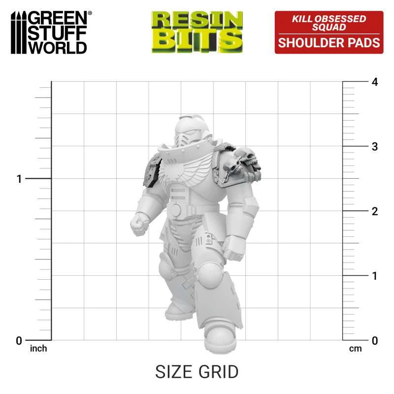 DakkaDakka – Kill Obsessed Squad – Khorne Shoulder Pads