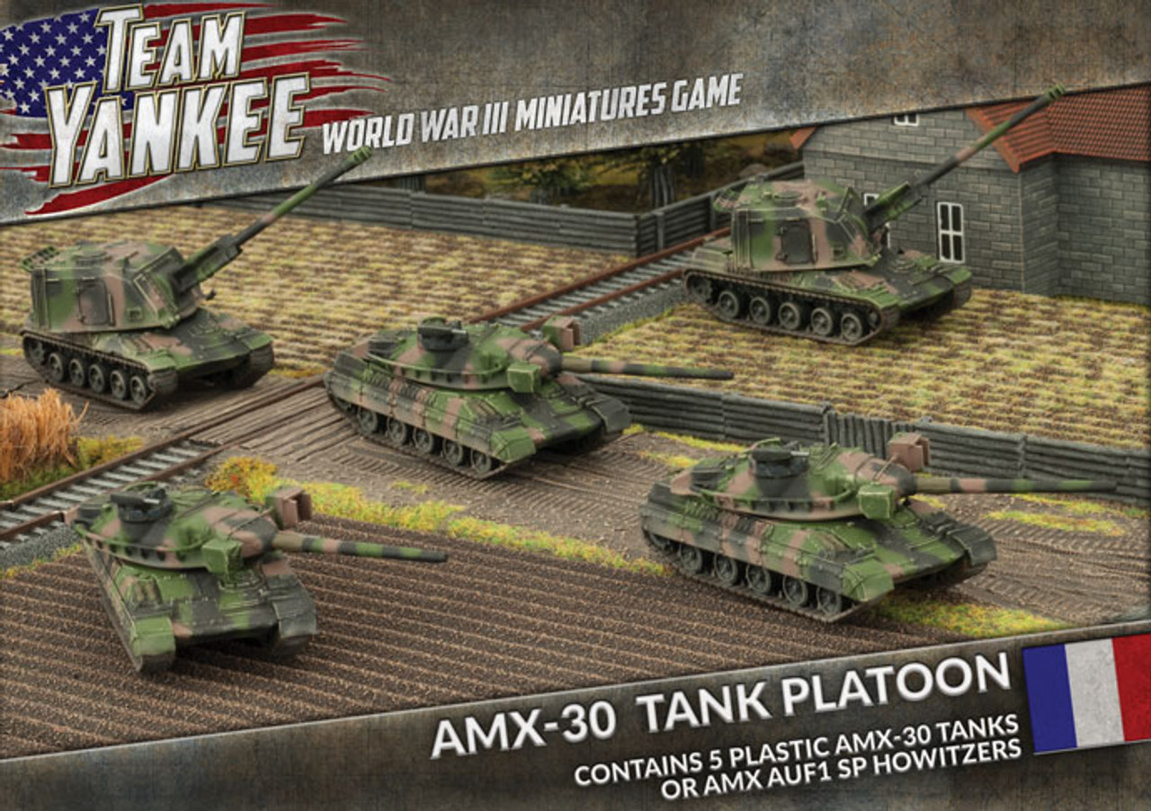 Team Yankee French AMX-30 Tank Platoon