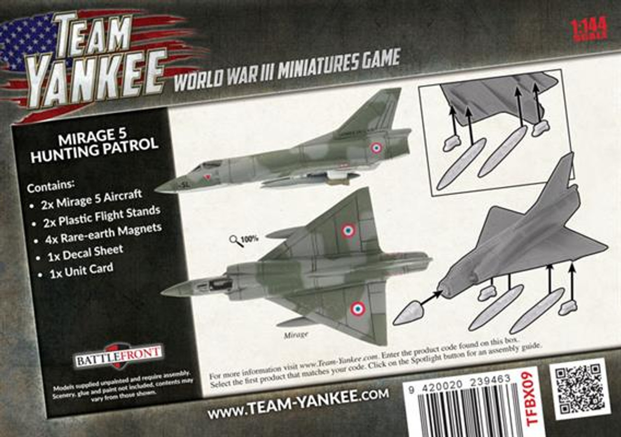 Team Yankee French Mirage 5 Hunting Patrol