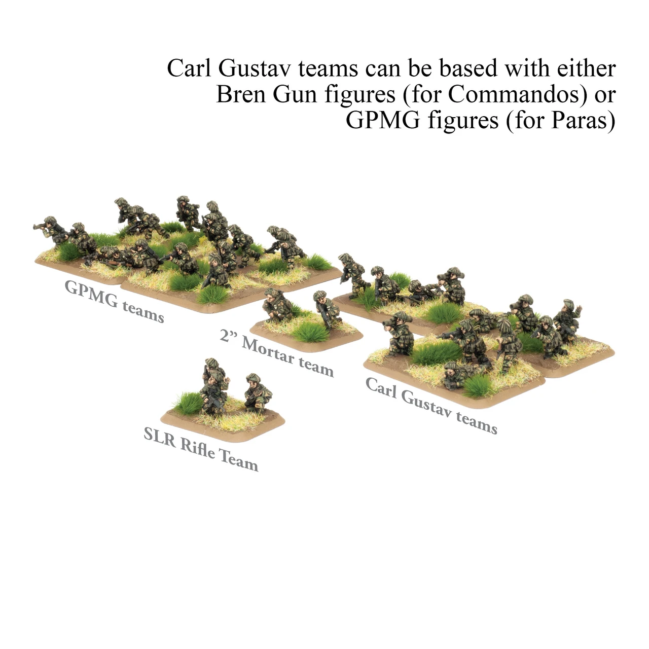 British: Commando / Parachute Troop (x40 figs)