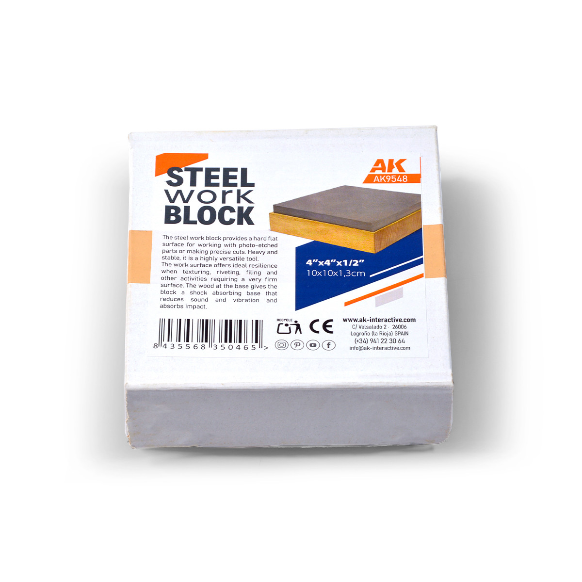 AK-Interactive: Steel Work Block 300mm