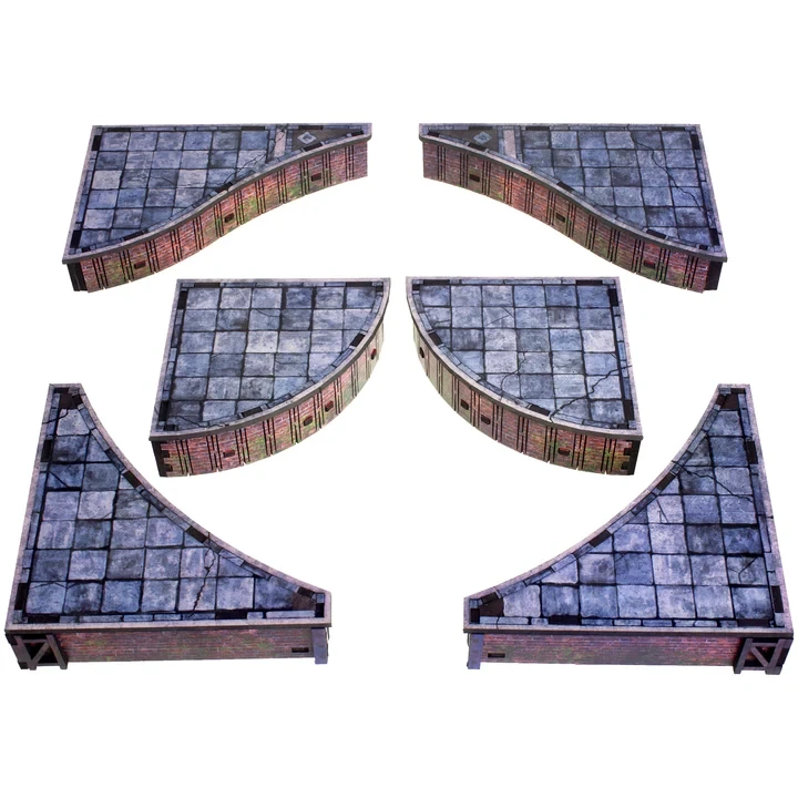 Venetian Curved Tiles -  CHROMA Pre-coloured