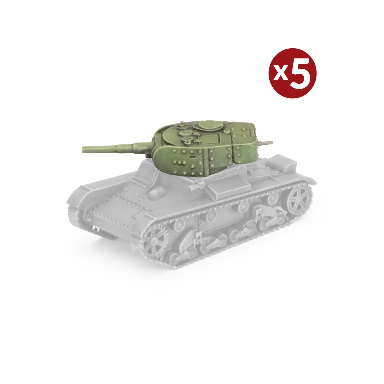 Soviet T-26E Turrets (plastic)