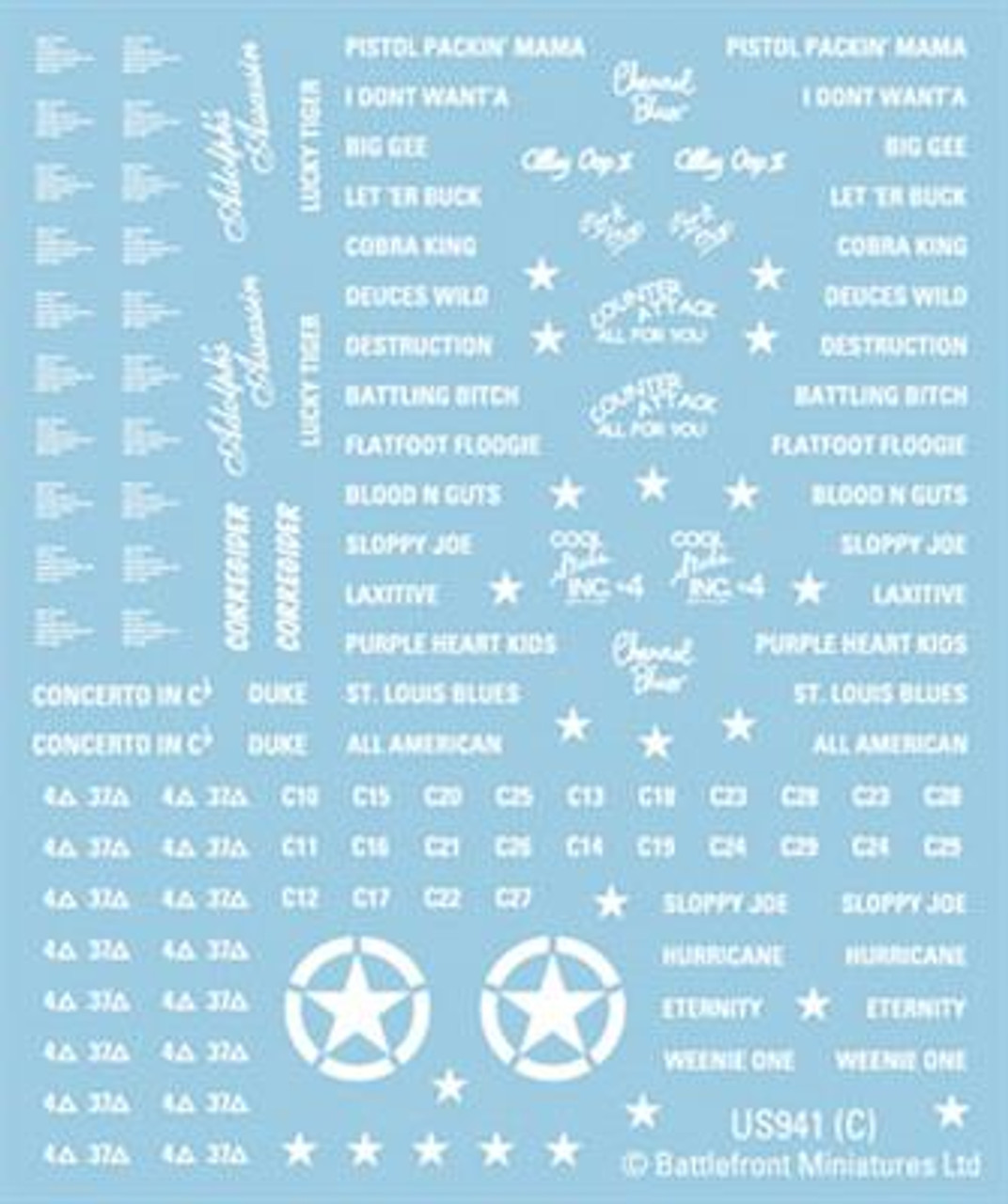 American Decals (FoW WW2) - US941
