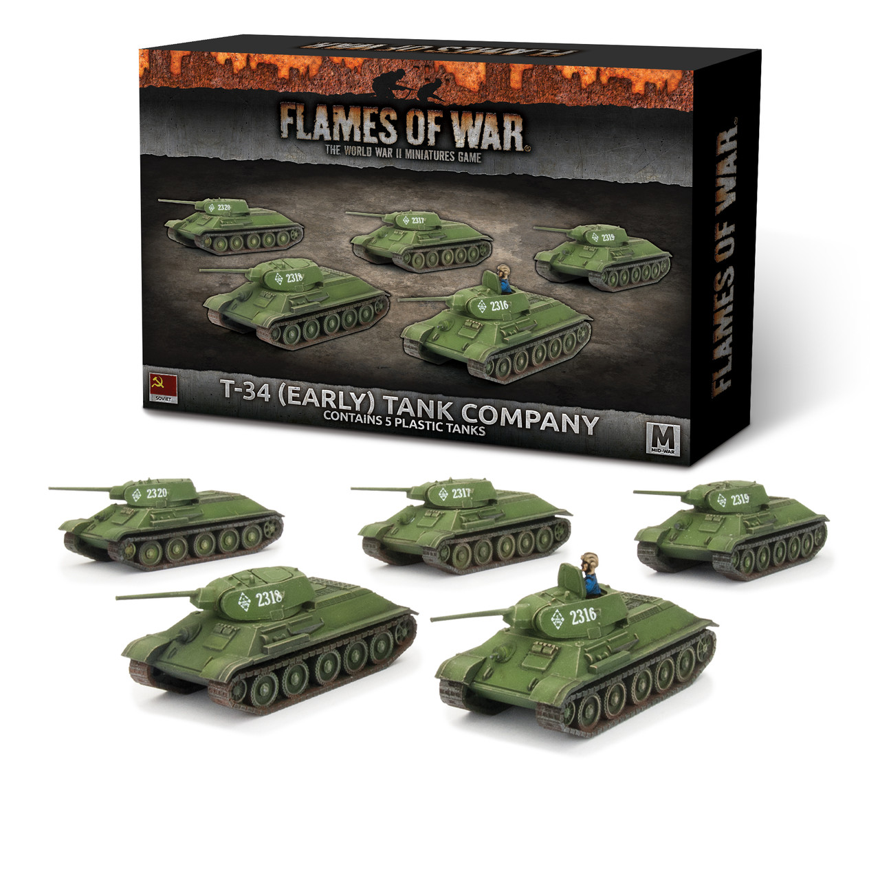 Soviet T-34 (Early) Tank Company - SBX39