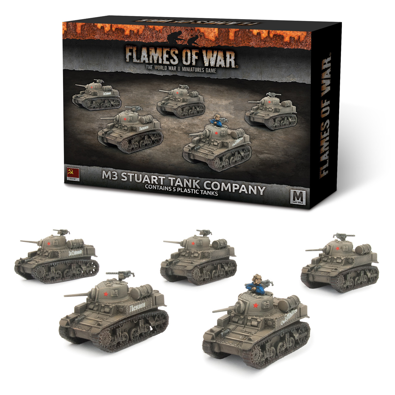 Soviet M3 Stuart Company