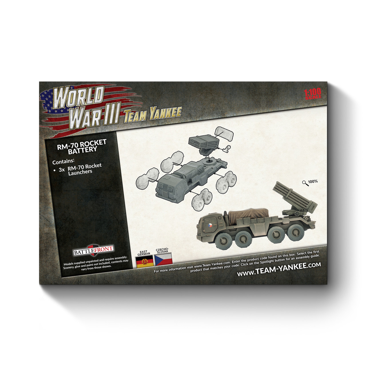 Team Yankee RM-70 Rocket Launcher Battery