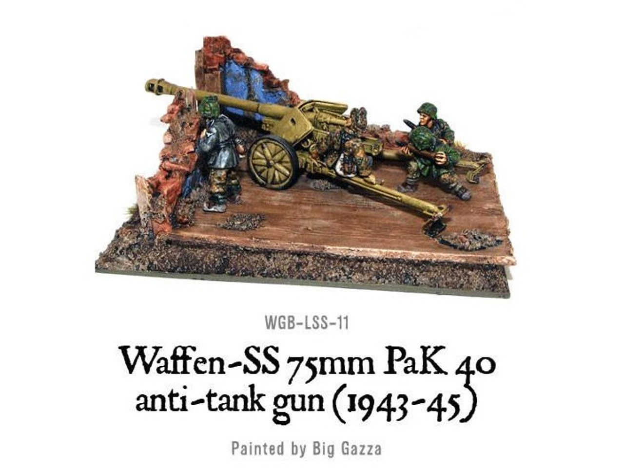 Waffen-SS 75mm PaK 40 Anti-Tank Gun