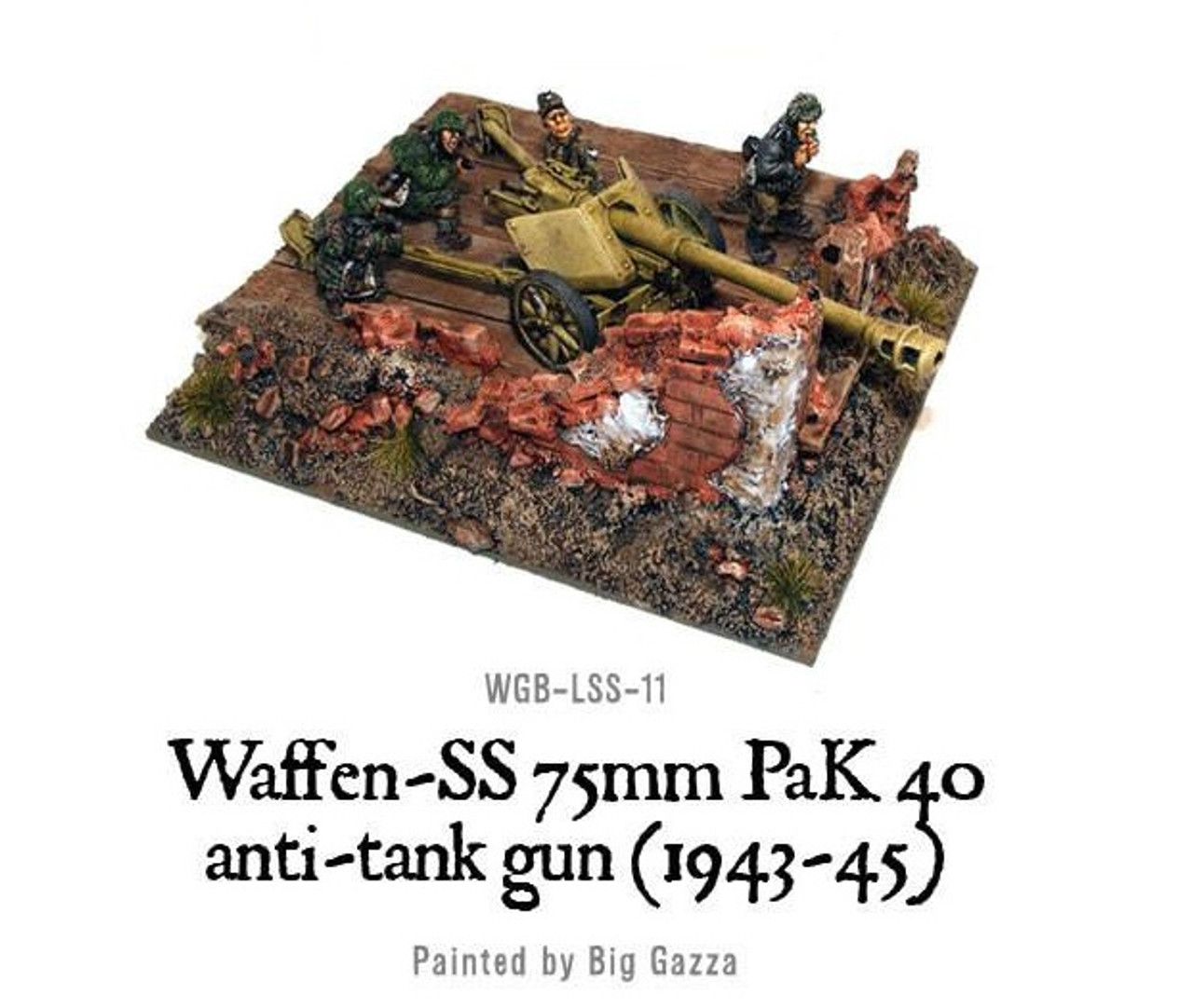 Waffen-SS 75mm PaK 40 Anti-Tank Gun