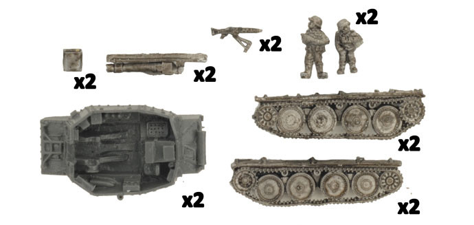 German: Grille 15cm Gun Platoon - GE142