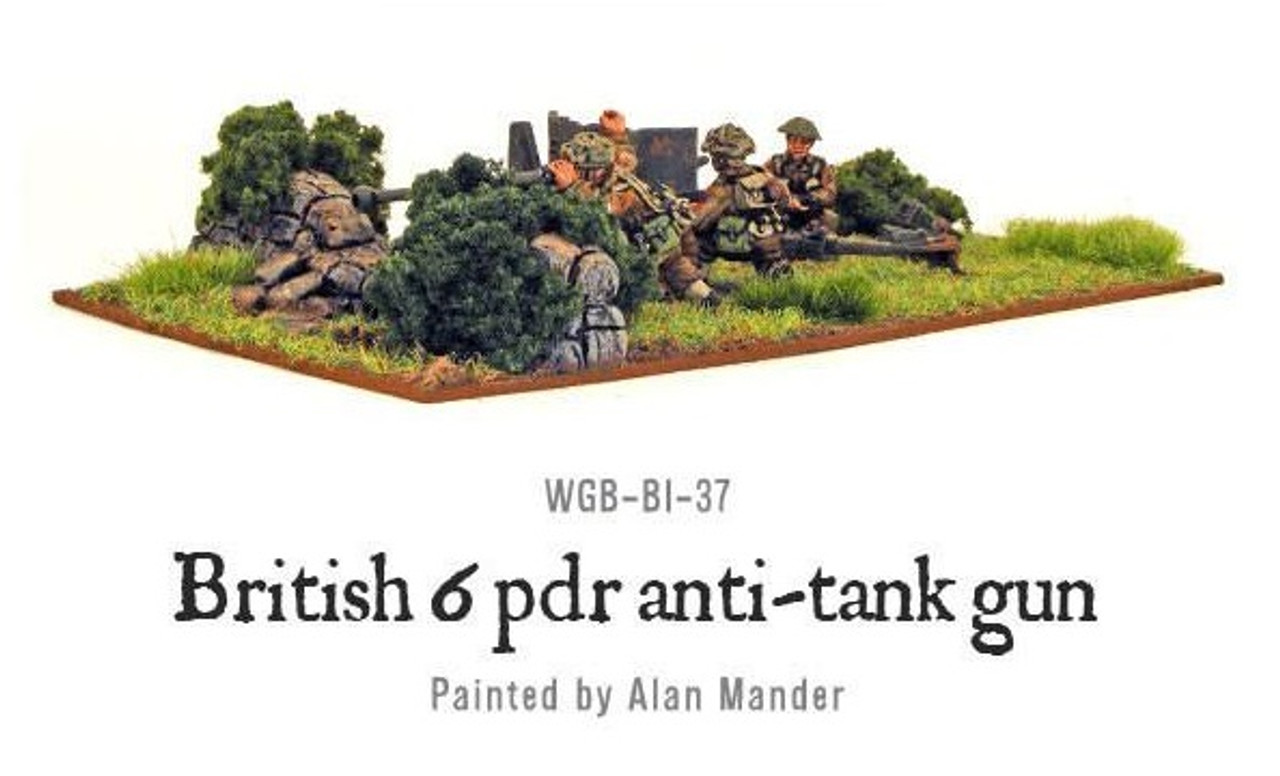 British Army Six Pounder Anti-Tank Gun