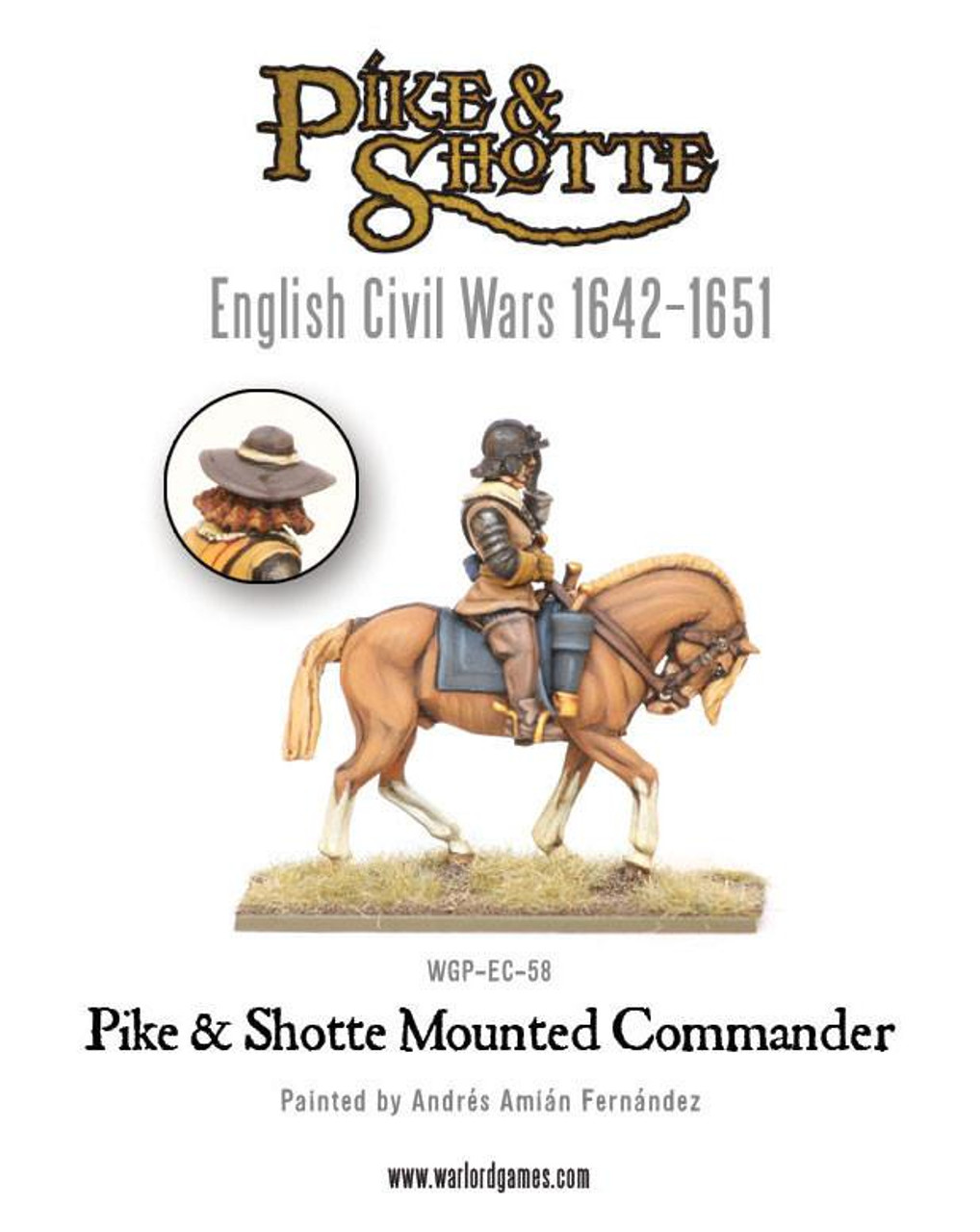 Pike & Shotte Mounted Commander - WGP-EC-58