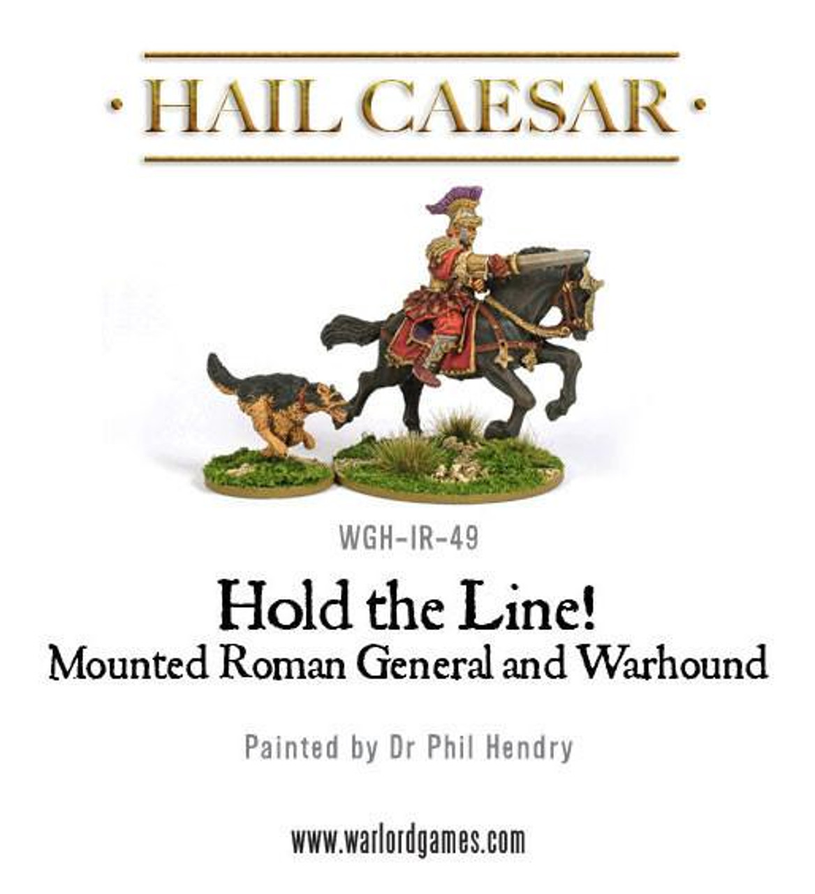 Hold The Line! Mounted Roman General (and dog!) - WG-IR-HEL-2