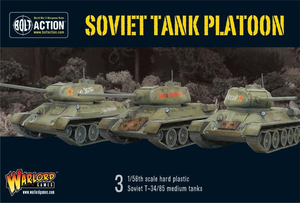 Soviet Tank Platoon T34/85 - Kick-Ass Mail Order