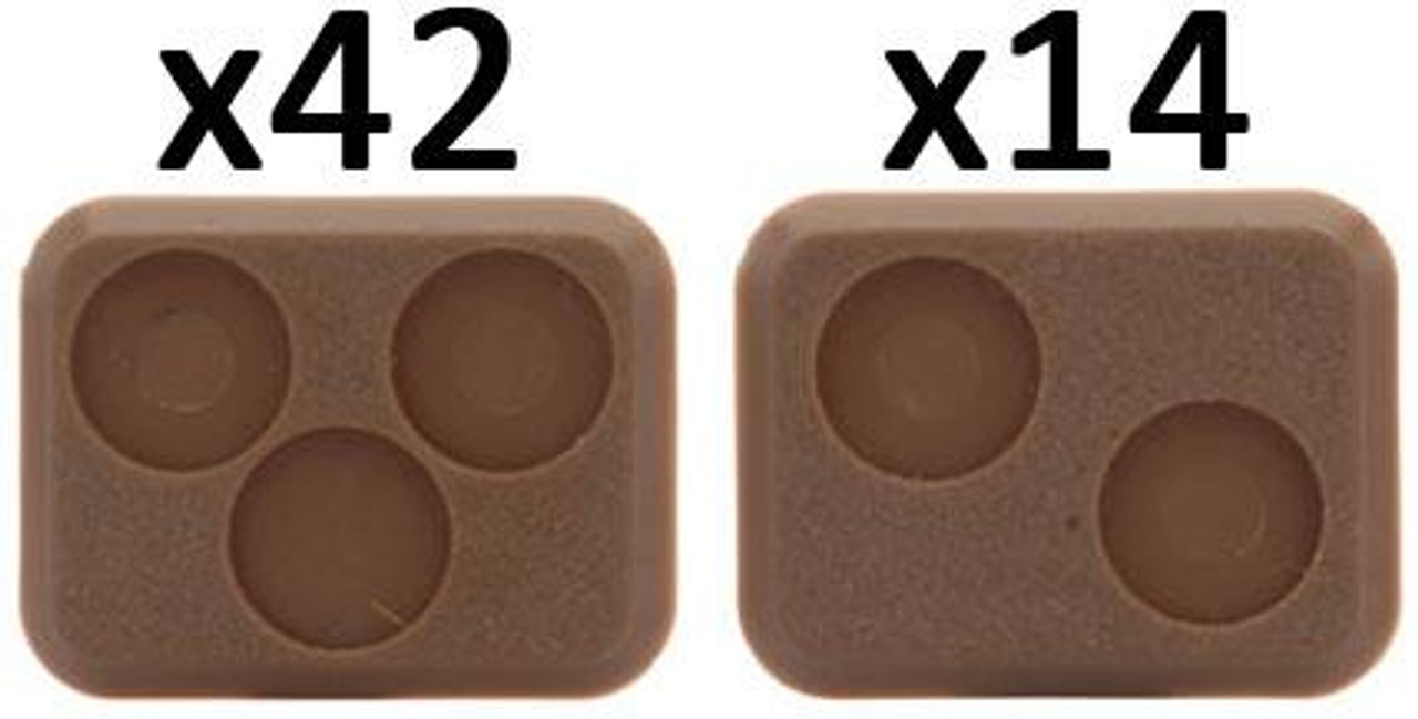 Small Bases With 2 & 3 Figure Holes - XX112