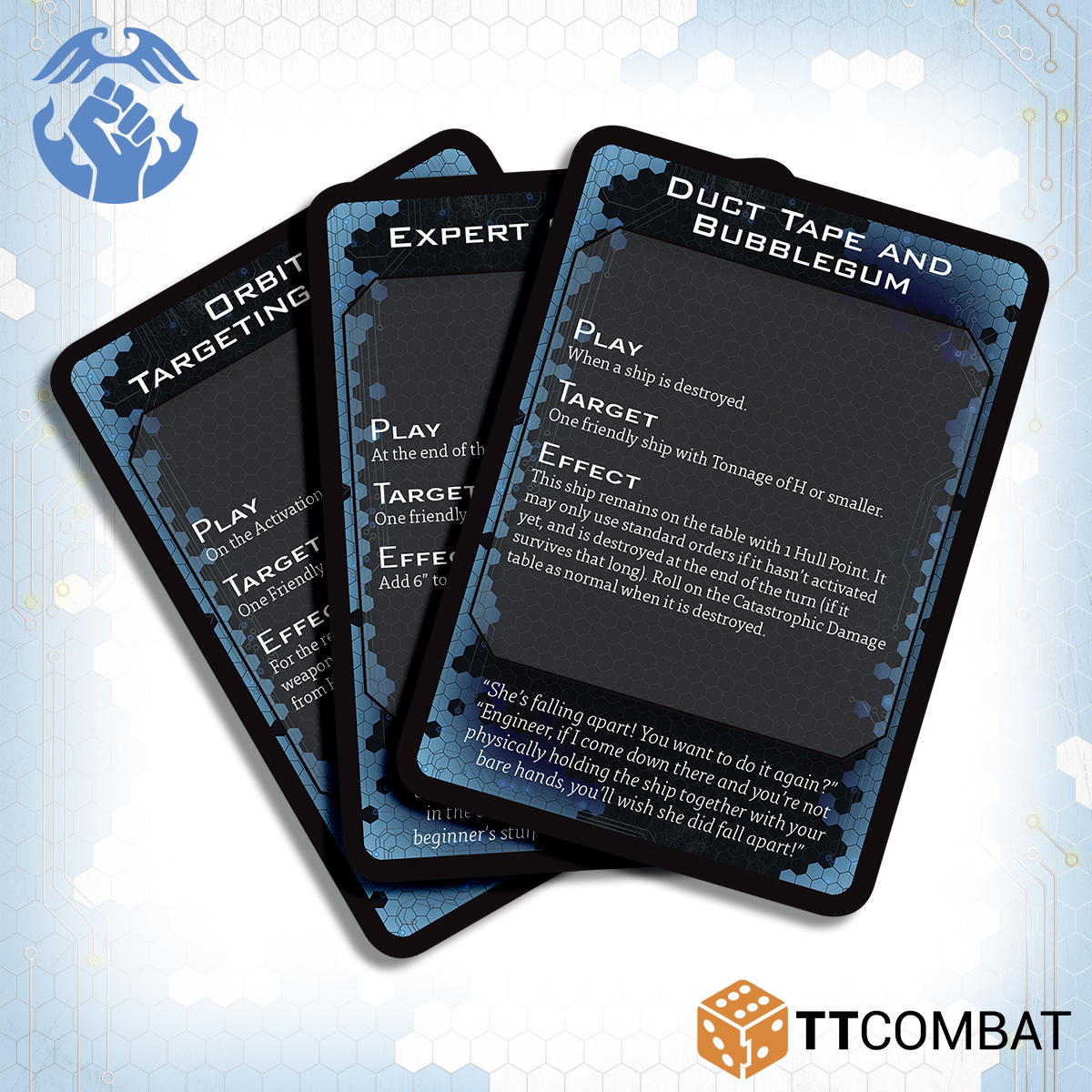 Dropfleet Resistance Command Cards