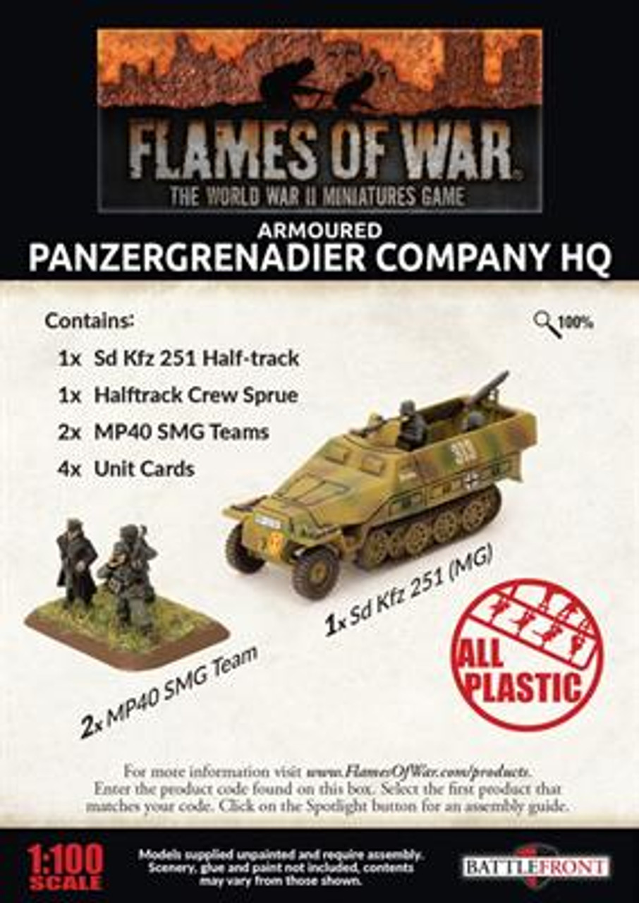 Armoured Panzergrenadier Company HQ Late - GBX168