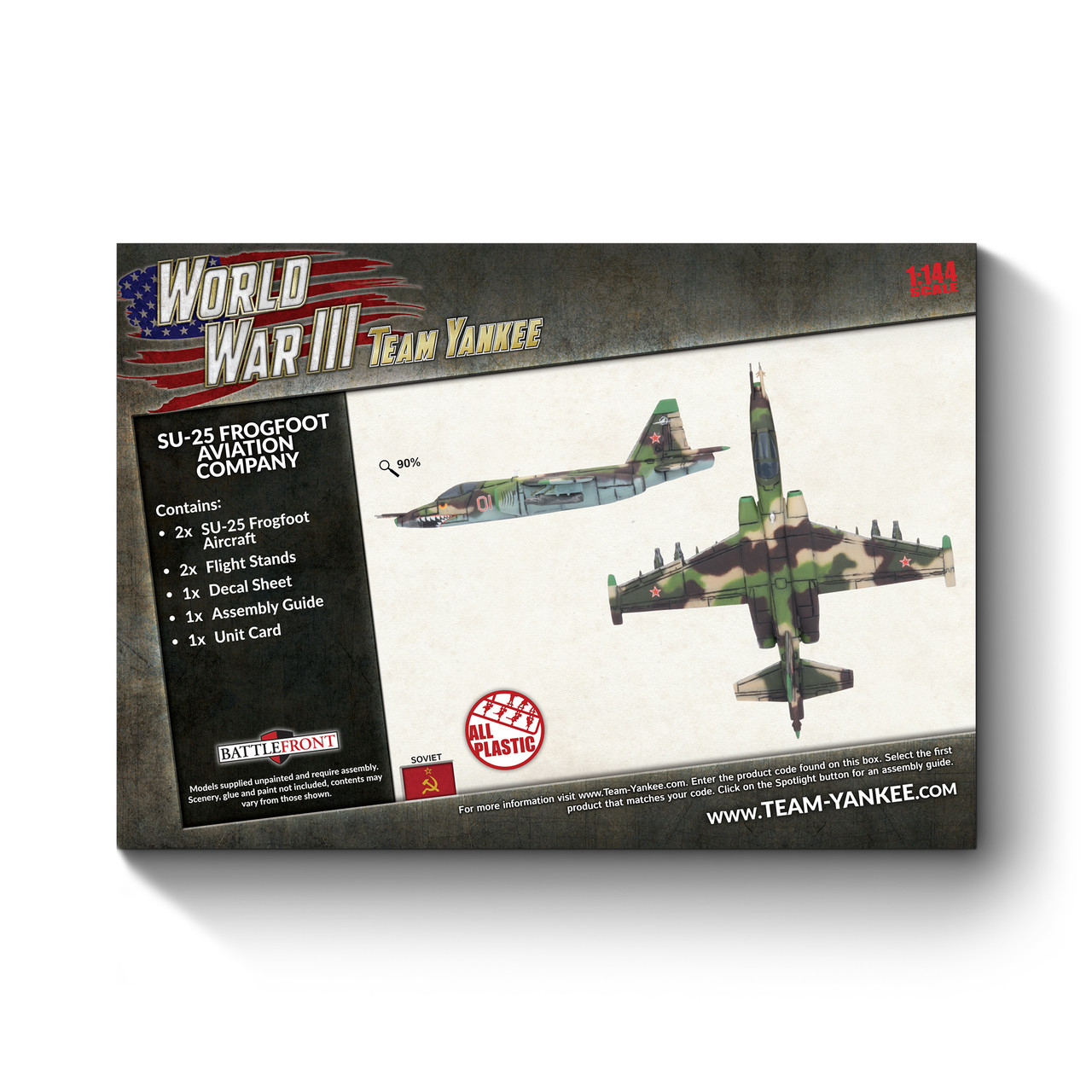 Team Yankee Soviet SU-25 Frogfoot Aviation Company - TSBX20