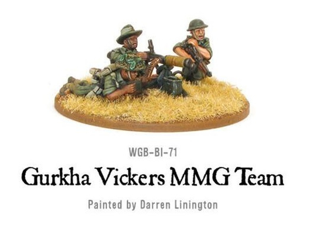 Gurkha Vickers MMG Team